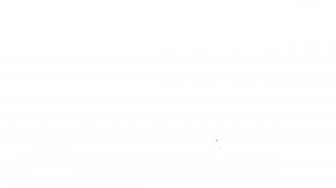 Beyaz arka planda izole edilmiş siyah çizgi Hint baharat ikonu. 4K Video hareketli grafik canlandırması