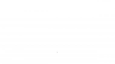 Beyaz arkaplanda izole edilmiş siyah çizgi temiz su simgesini geri dönüştür. İşaret geri dönüşümlü bir damla su. 4K Video hareketli grafik canlandırması