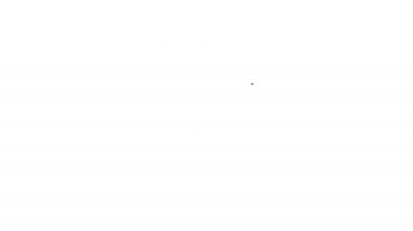 Siyah çizgi Ses Karıştırıcı simgesi beyaz arkaplanda izole edildi. DJ ekipman kaydırma düğmeleri. Konsol karıştırılıyor. 4K Video hareketli grafik canlandırması