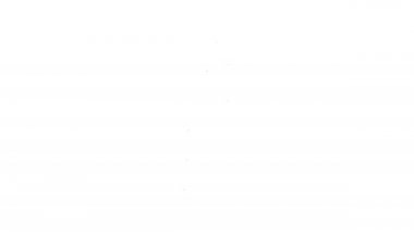 Siyah çizgi deniz feneri simgesi beyaz arkaplanda izole edildi. 4K Video hareketli grafik canlandırması