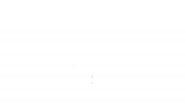 Black line Ban icon isolated on white background. Stop symbol. 4K Video motion graphic animation — Stock Footage Black line Ban icon isolated on white background. Stop symbol. 4K Video motion graphic animation Royalty Free Stock Footage