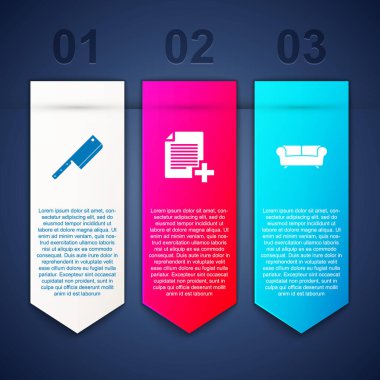 Et helikopterini ayarla, yeni dosya ve kanepe ekle. Ticari bilgi şablonu. Vektör.