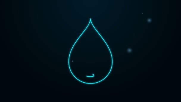 Glowing neon line Water drop with H2O icon isolated on black background. Water formula. 4K Video motion graphic animation — Stock Video © vectorvalera@ #410654680 Glowing neon line Water drop with H2O icon isolated on black background. Water formula. 4K Video motion graphic animation — Stock Video © vectorvalera@ #410654680