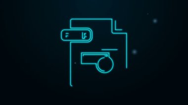 Parlayan neon hattı BMP dosya belgesi. Siyah arkaplanda bmp düğmesi simgesi indir. BMP dosya sembolü. 4K Video hareketli grafik canlandırması