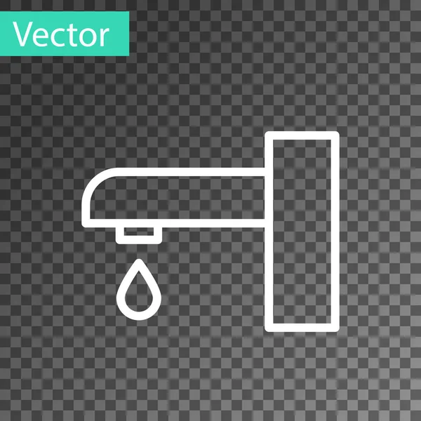 Icono Grifo Agua Negra Aislado Sobre Fondo Transparente Vector — Vector de stock