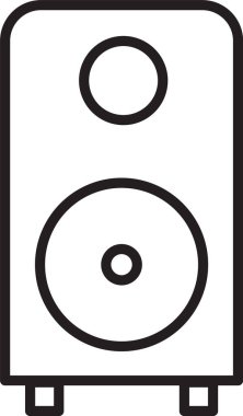 Gri Stereo hoparlör ikonu siyah arkaplanda kusursuz desen izole etti. Ses sistemi hoparlörleri. Müzik ikonu. Müzikal sütun hoparlörü. Vektör.