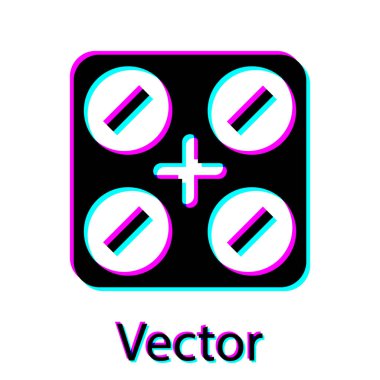 Esrarlı siyah tıbbi haplar ya da beyaz arka planda izole edilmiş kenevir yaprağı ikonu. Kavanozlardaki kenevir yağı özlerini taklit et. Vektör İllüstrasyonu.