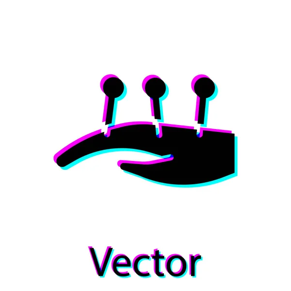 요법은 배경에 고립되어 아이콘입니다 치료법 Vector — 스톡 벡터