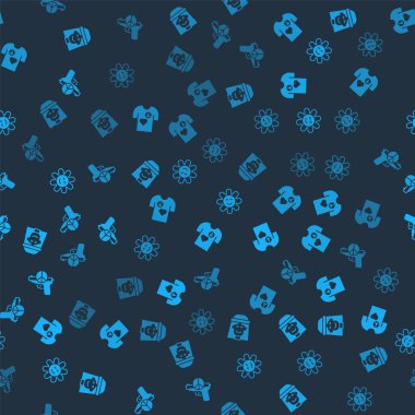 Hippi kız, Barış tişörtü damgası, Çiçek ve kusursuz modelle savaş yok. Vektör.