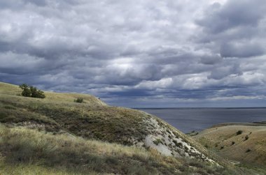 Volga kıyısındaki dağ geçidi