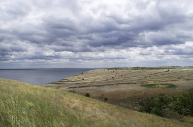 Volga kıyılarında bozkır