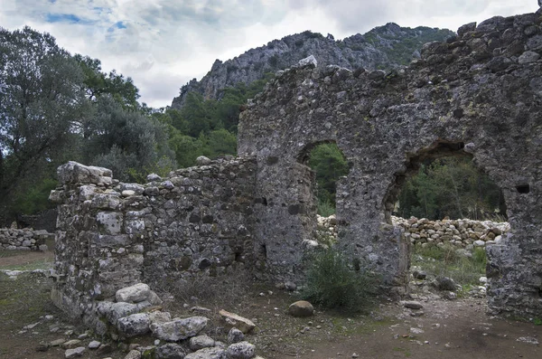 Ruines de l'ancienne ville en Turquie — Photo