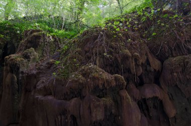 Lazarevskoye yakınlarındaki Kafkasya dağlarında Mamed Geçidi.