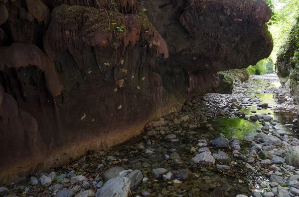 Gorge Mamed Lacuna Nas Montanhas Cáucaso Perto Lazarevskoye — Fotografia de Stock