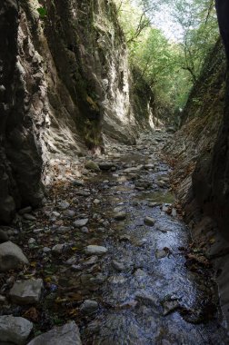 Lazarevskoye yakınlarındaki Kafkasya dağlarında Mamed Geçidi.