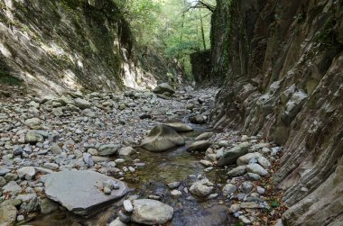 Lazarevskoye yakınlarındaki Kafkasya dağlarında Mamed Geçidi.