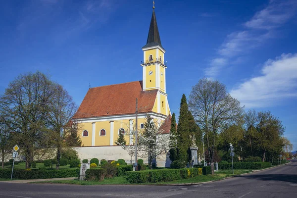 Kyrkan Herren Bebådelsen Gajary Liten Stad Västra Slovakien — Stockfoto