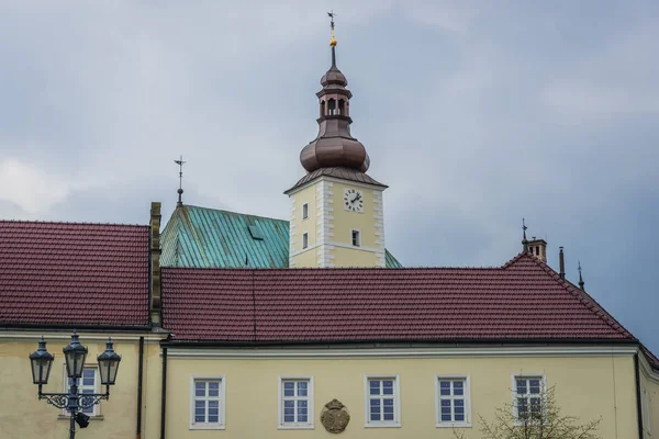 Zamek Frydek Mistek Morawsko Śląskiego Republiki Czeskiej — Zdjęcie stockowe