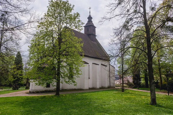 Historische Kerk Van Judoc Frydek Mistek Moravisch Silezische Regio Van — Stockfoto