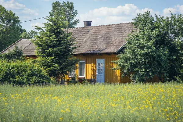 波兰省 Zalipie 村的传统波兰小屋 — 图库照片