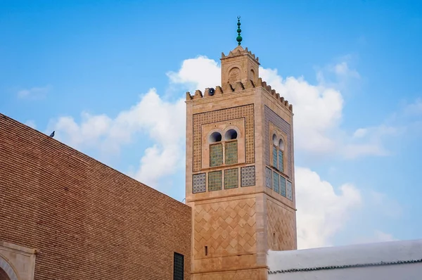 Мавзолей Сиди Сахаба Широко Известный Мечеть Парикмахера Древнем Городе Кайруан — стоковое фото