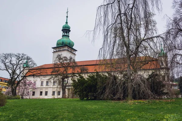 Zamek Mieście Vsetin Historycznych Moraw Republika Czeska — Zdjęcie stockowe