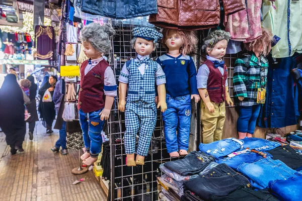 Shiraz Iran October 2016 Shop Children Clothes Bazaar Vakil Bazaar — Stock Photo, Image