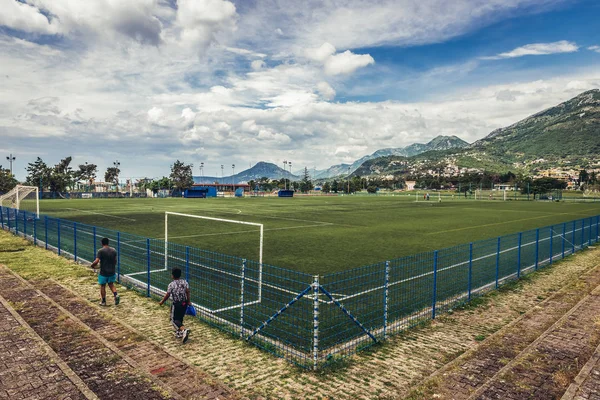Bar Montenegro Mai 2017 Kleines Topolica Stadion Bar Town — Stockfoto