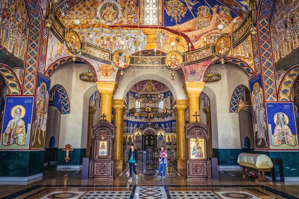 Bar Montenegro Maio 2017 Interior Igreja Ortodoxa São João Vladimir — Fotografia de Stock