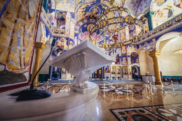 Bar Montenegro Mayo 2017 Interior Iglesia Ortodoxa San Jovan Vladimir —  Fotos de Stock