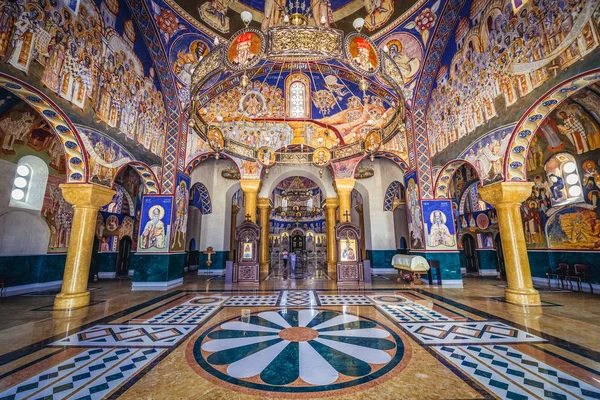 Bar Montenegro Mayo 2017 Interior Iglesia Ortodoxa San Jovan Vladimir —  Fotos de Stock