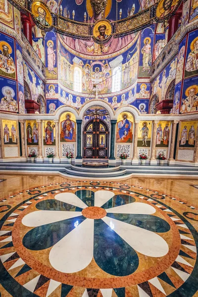 Bar Montenegro Maio 2017 Interior Igreja Ortodoxa São João Vladimir — Fotografia de Stock