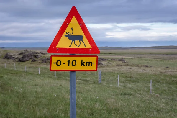 Sign in Iceland — Stock Photo, Image