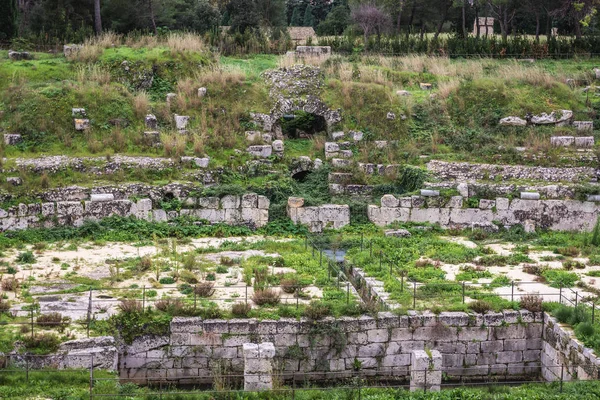 Amfitiyatro, Syracuse — Stok fotoğraf