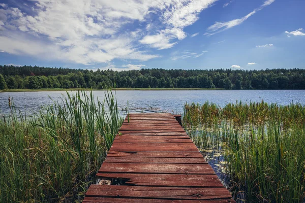 Lago na Polónia — Fotografia de Stock