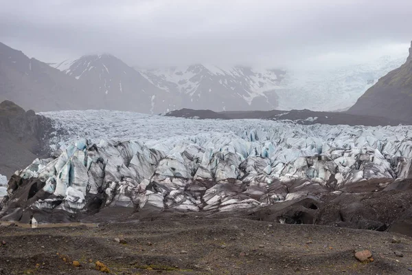 Svinafell ledovce na Islandu — Stock fotografie
