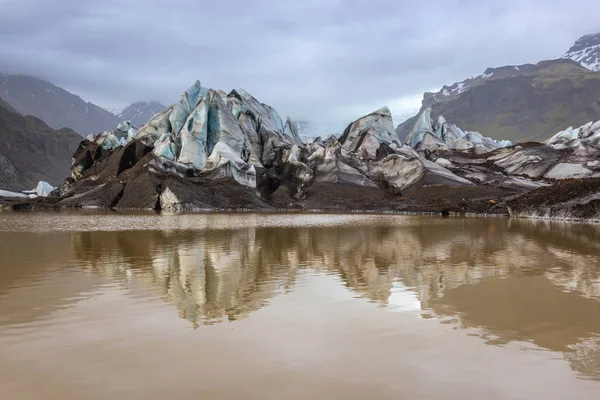 Glacier Svinafell en Islande — Photo