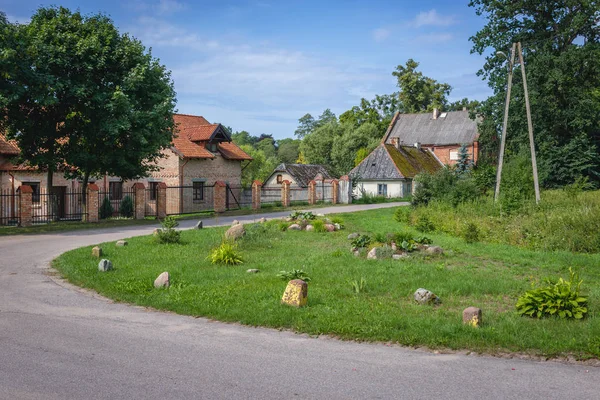 Szymbark село в Польщі — стокове фото