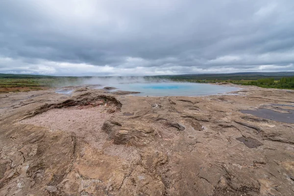 Velký Geysir na Islandu — Stock fotografie