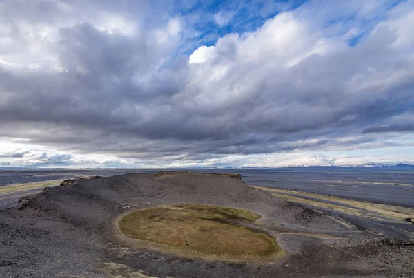 아이슬란드에 화산 분화구 — 스톡 사진