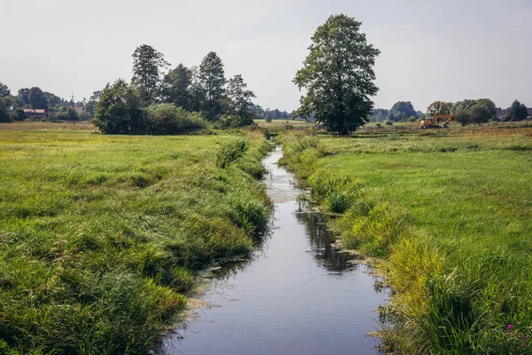 Río en Soce pueblo — Foto de Stock