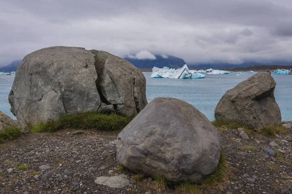 在冰岛 jokulsarlon 湖 — 图库照片