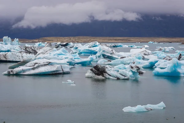 在冰岛 jokulsarlon 湖 — 图库照片