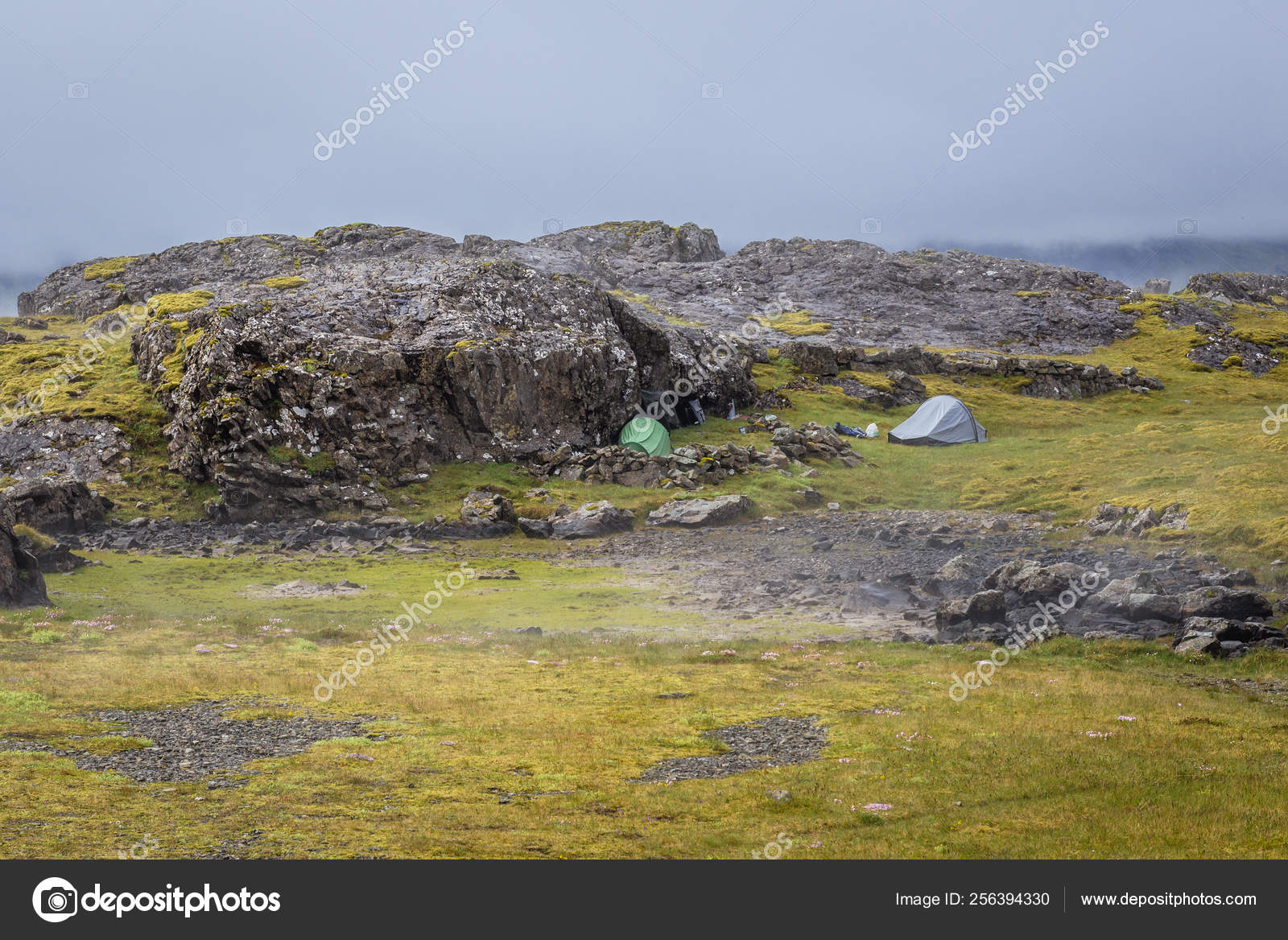 Wild Camping In Iceland Stock Photo Image By C Fotokon 256394330