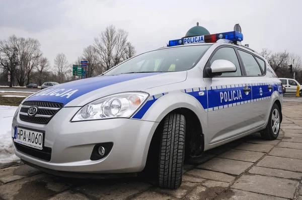 Policía en Varsovia — Foto de Stock