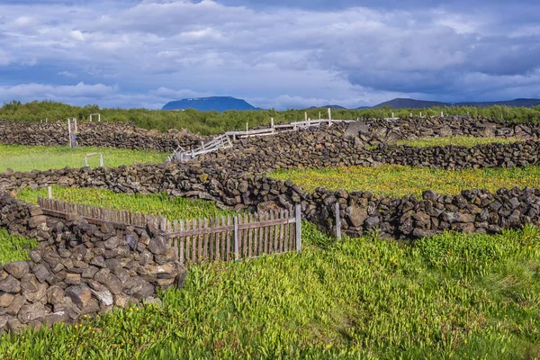 Stone neclosures for sheeps — Stock Photo, Image