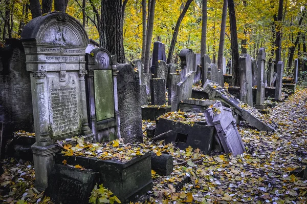 Cimitero ebraico a Varsavia — Foto Stock