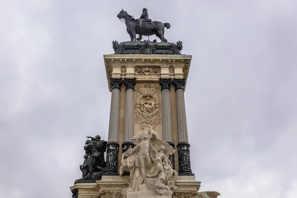 Retiro Park i Madrid – stockfoto