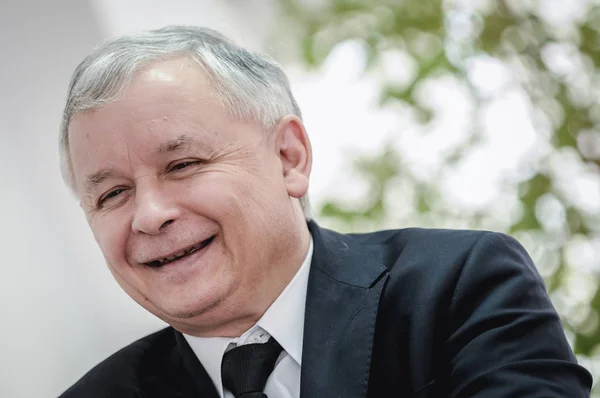 Retrato de Jaroslaw Kaczynski — Foto de Stock