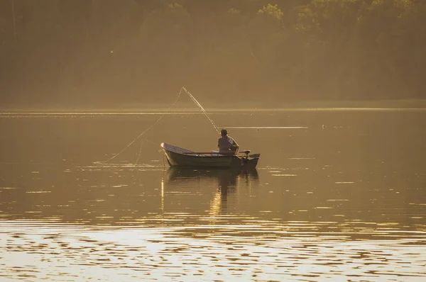 Рыбалка в Польше — стоковое фото